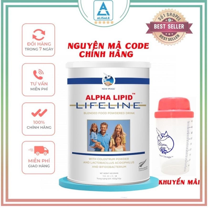 Sữa non Alpha Lipid Lifeline 450g từ New Zealand TPCN360 (Hàng sịn)