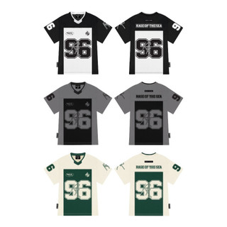 Áo thun bóng chày, bóng rổ, bóng đá unisex rage of the sea 96 football tee hottrend h19