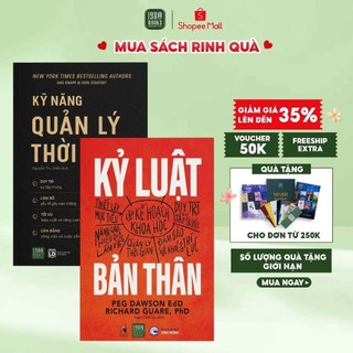 Sách - Combo 2 cuốn Kỹ Năng Quản Lý Thời Gian - Kỷ Luật Bản Thân
