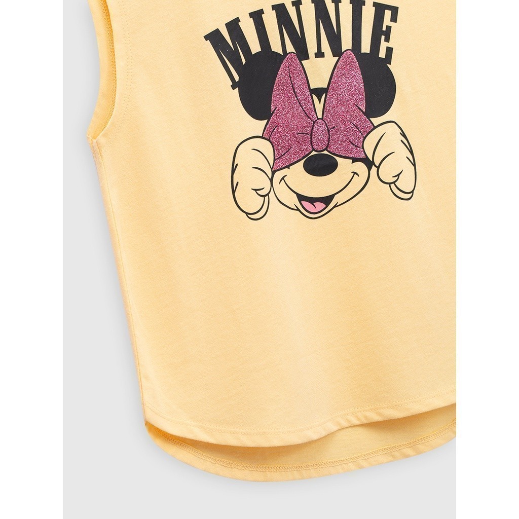 Áo sát nách bé gái CANIFA in Mickey & Friends 100% cotton 1TA23S003