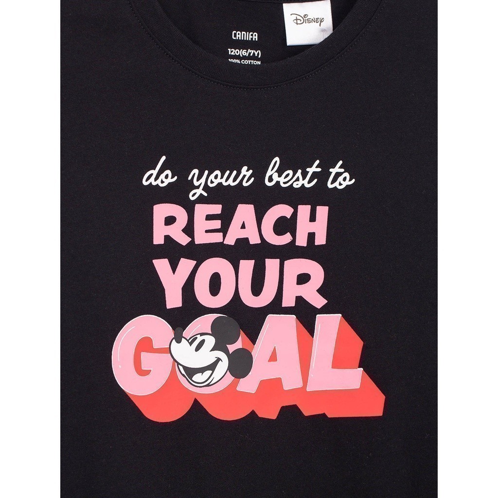 Áo sát nách bé gái CANIFA in Mickey & Friends 100% cotton 1TA23S003