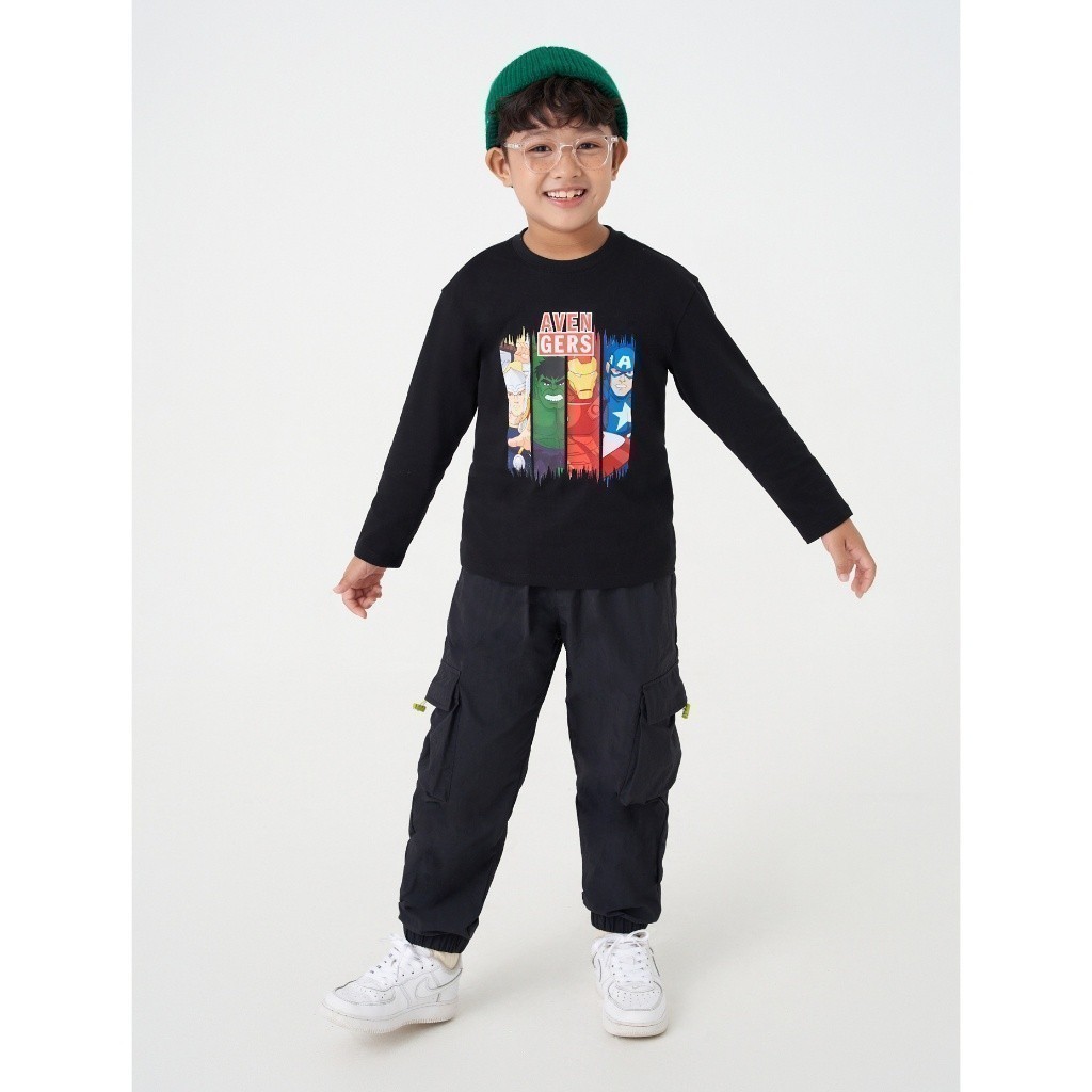 Quần dài bé trai CANIFA bo gấu có hai túi bên form rộng 2BP23W011