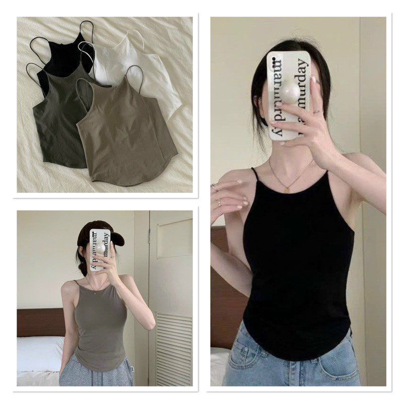 Áo Bra Dây Yếm Có Đệm Ngực Áo Yếm 2 Dây Nữ BB358