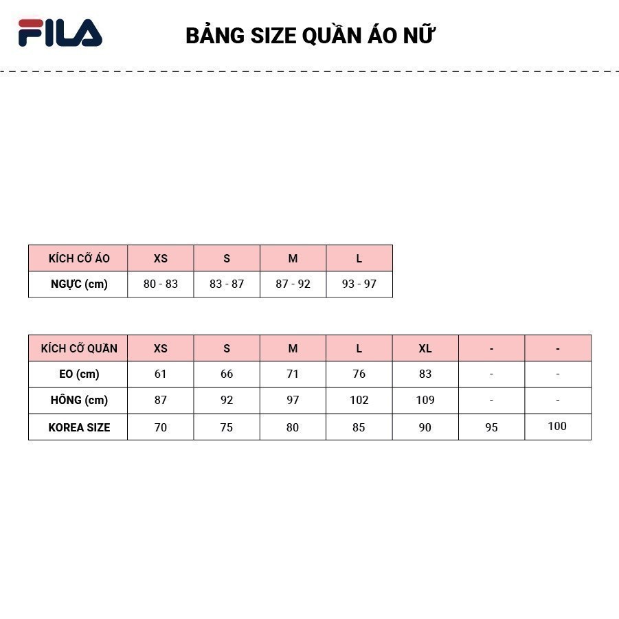 Quần dài thời trang nữ Fila Heritage Long Pants - FW2PTF1054F-BLK