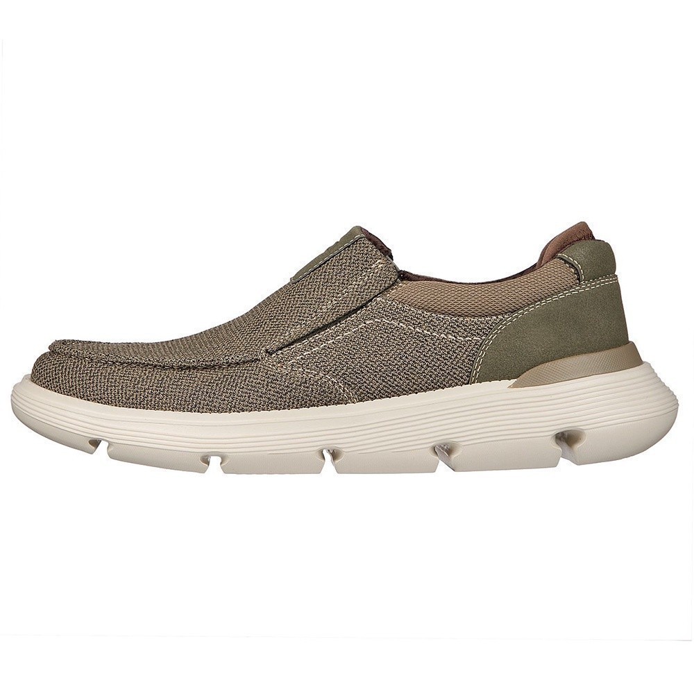 Skechers Nam Giày Thể Thao SKECHERS USA Garza Air-Cooled Memory Foam - 204571-OLV 
