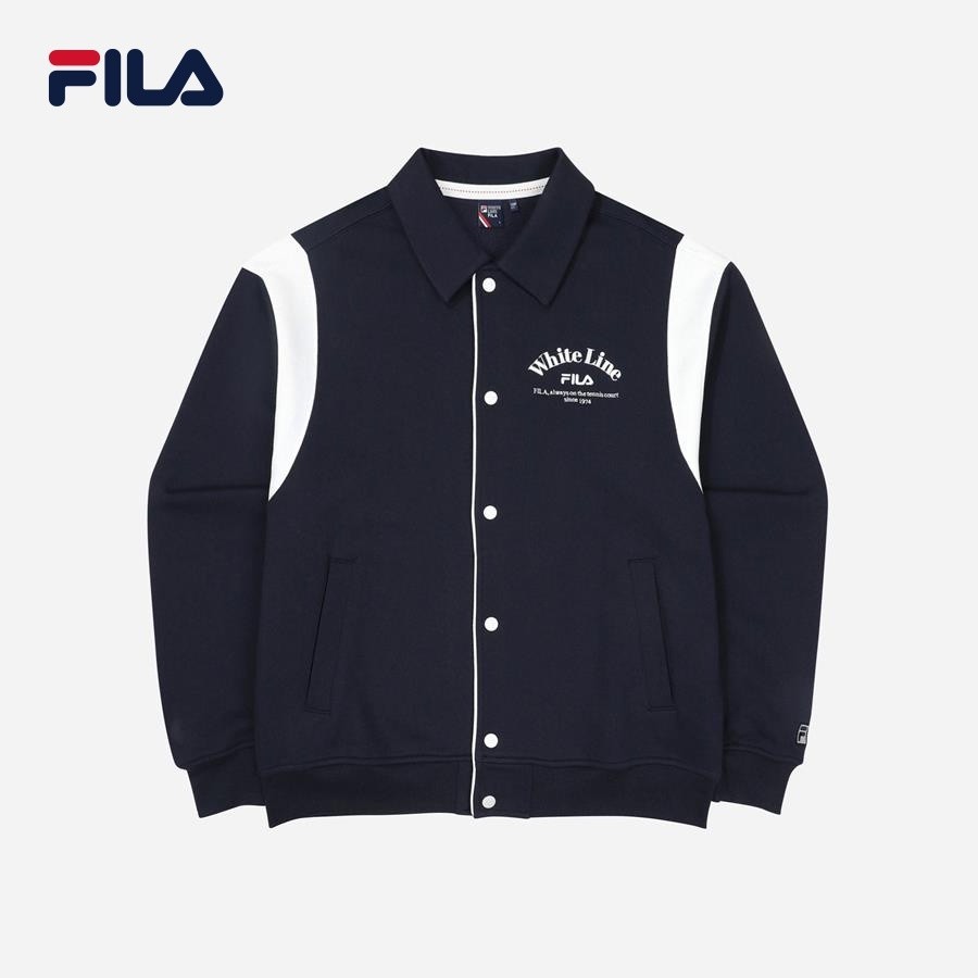 Áo khoác thời trang unisex Fila White Line Small Logo - FS2FTF1331X-INA