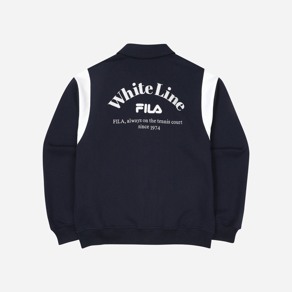 Áo khoác thời trang unisex Fila White Line Small Logo - FS2FTF1331X-INA