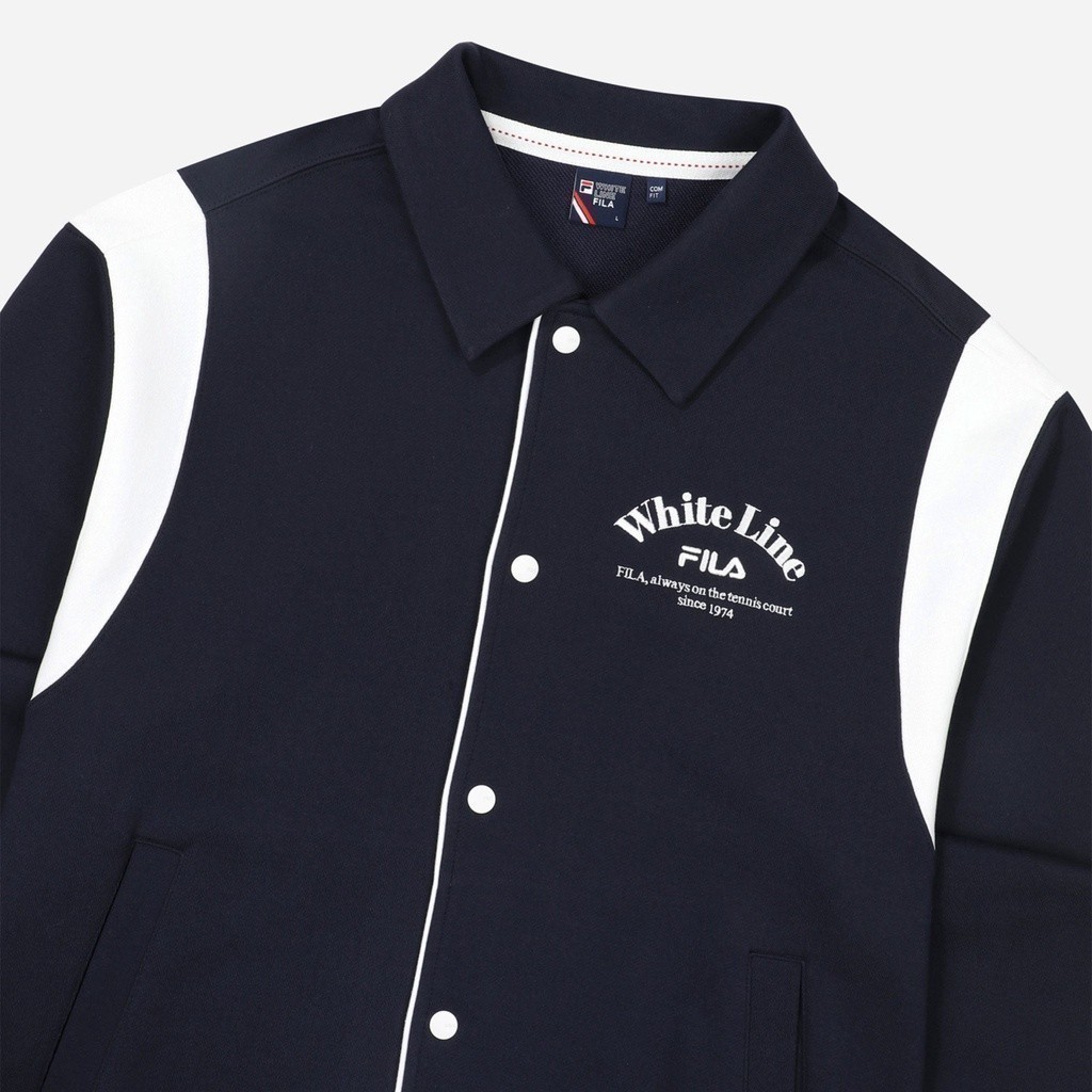 Áo khoác thời trang unisex Fila White Line Small Logo - FS2FTF1331X-INA