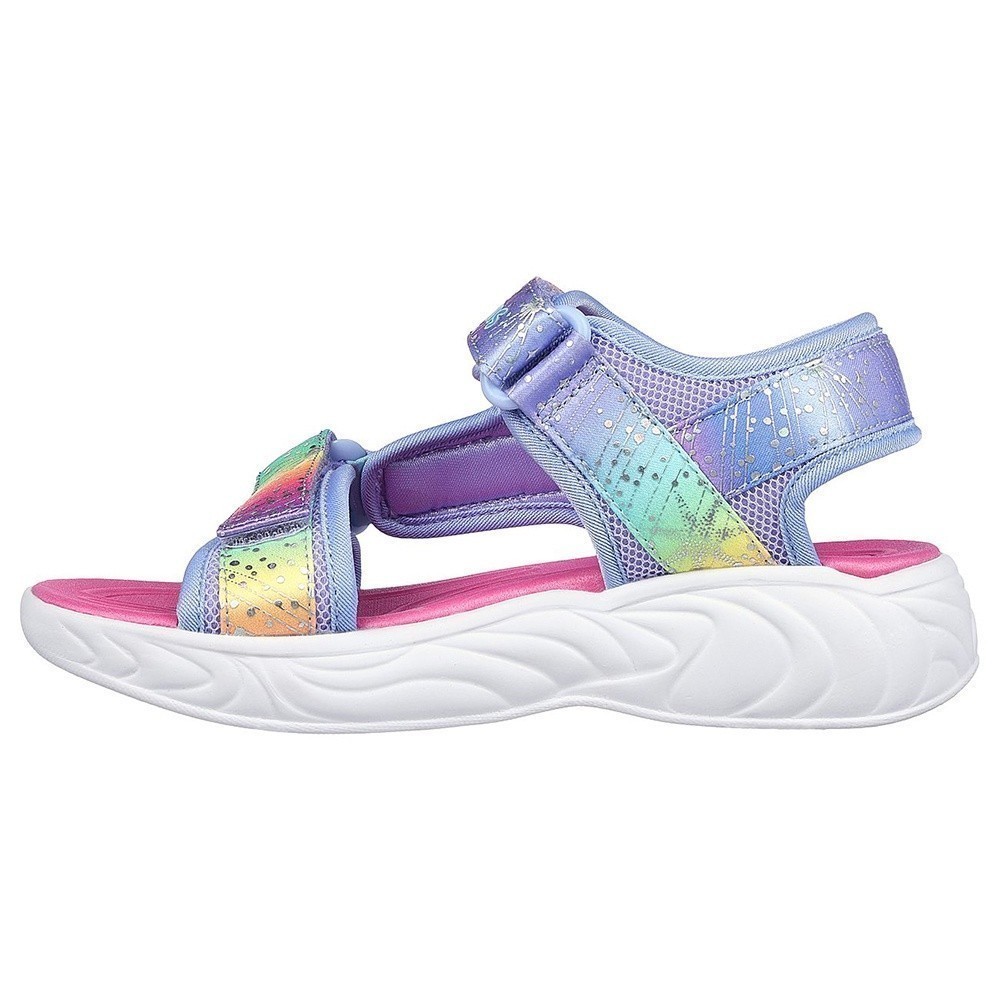 Skechers Bé Gái Dép Xăng Đan Thường Ngày S-Lights Unicorn Dreams Majestic Bliss - 302682L-BLMT