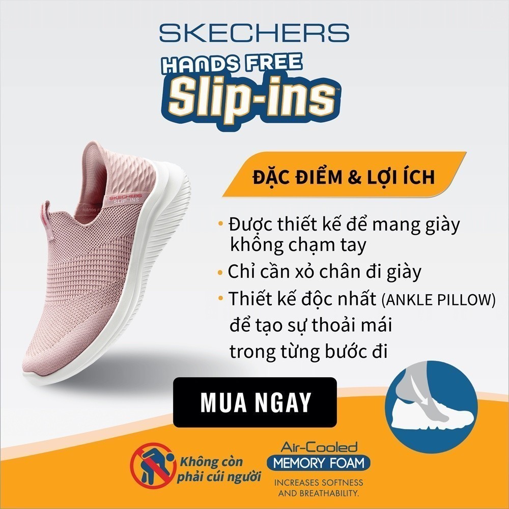 Skechers Nam Giày Thể Thao Tập Gym, Đi Học, Đi Làm Slip-Ins Sport Ultra Flex 3.0 Air-Cooled Memory Foam - 232451-NVOR