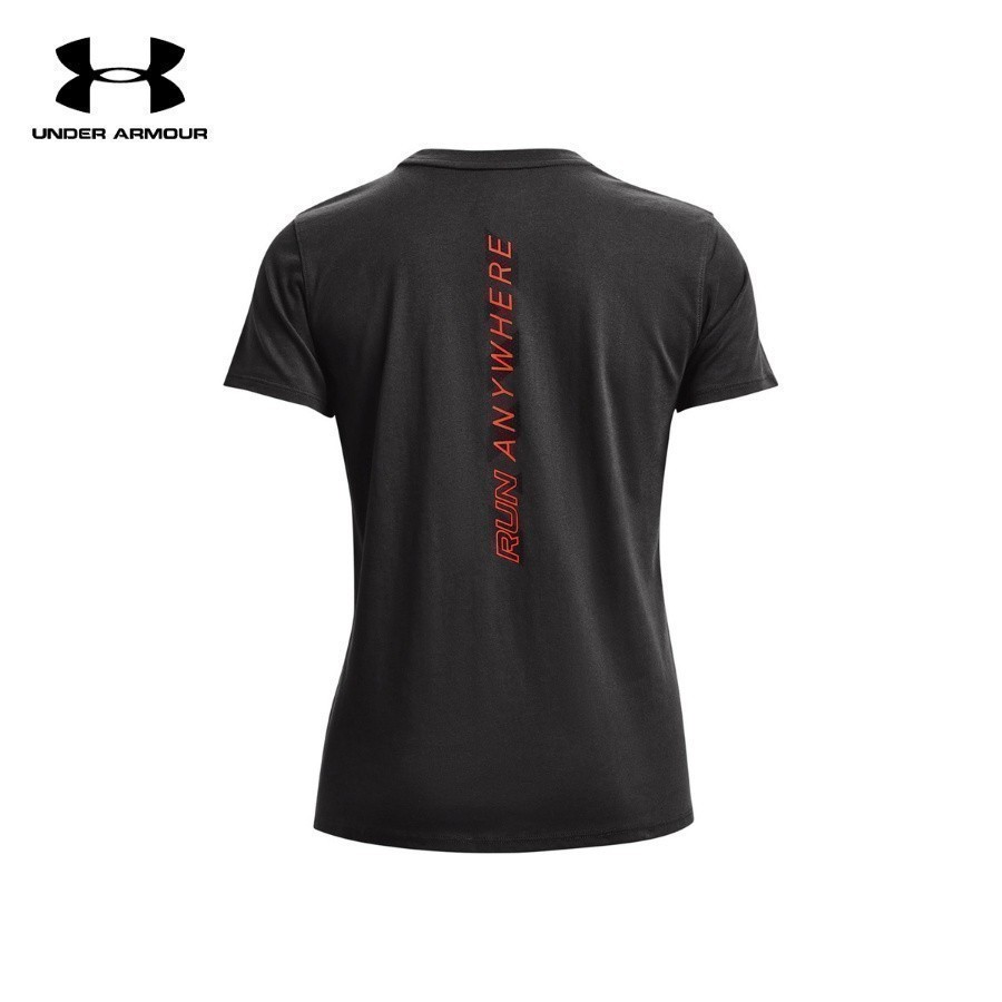 Áo thun tay ngắn chạy bộ nữ Under Armour Run Anywhere - 1367673-010