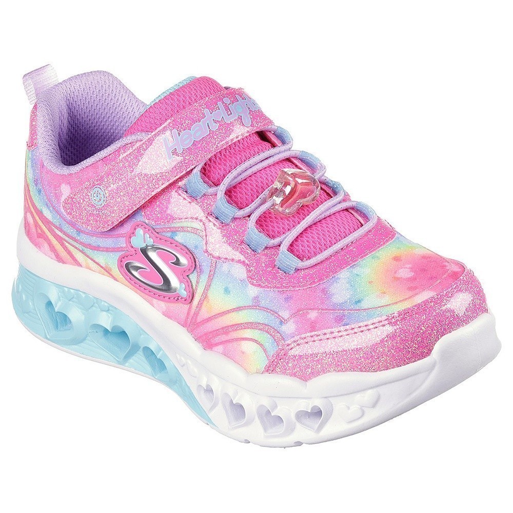 Skechers Bé Gái Giày Thể Thao Thường Ngày Flutter Heart Lights Groovy Swirl - 303253L-HPLV