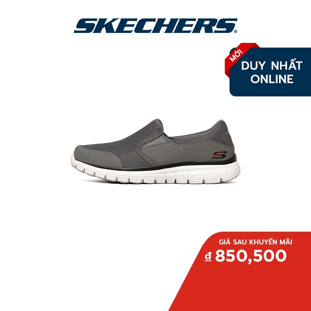 Skechers Nam Giày Thể Thao Tập Gym, Đi Học, Đi Làm Burns - 8790064-CHAR (Skechers_Live)