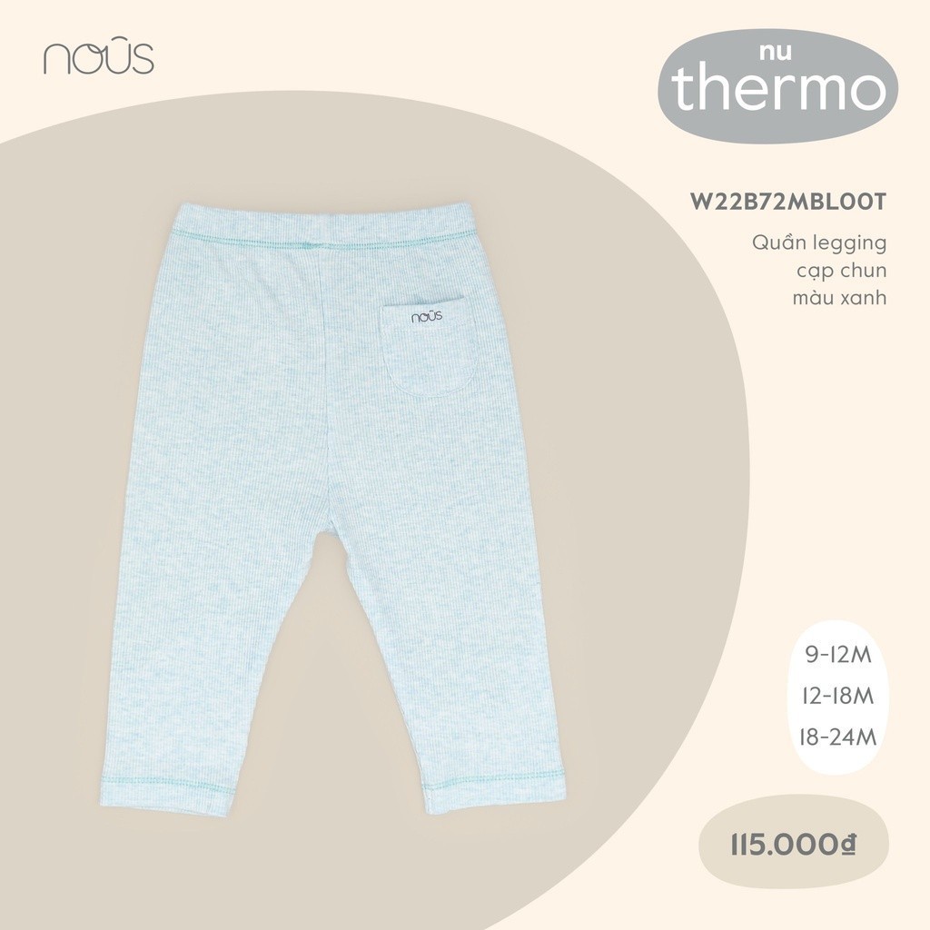 Quần Legging Nous vải Thermo giữ nhiệt co dãn 4 chiều cho bé Nous Bình Dương - SPE01126