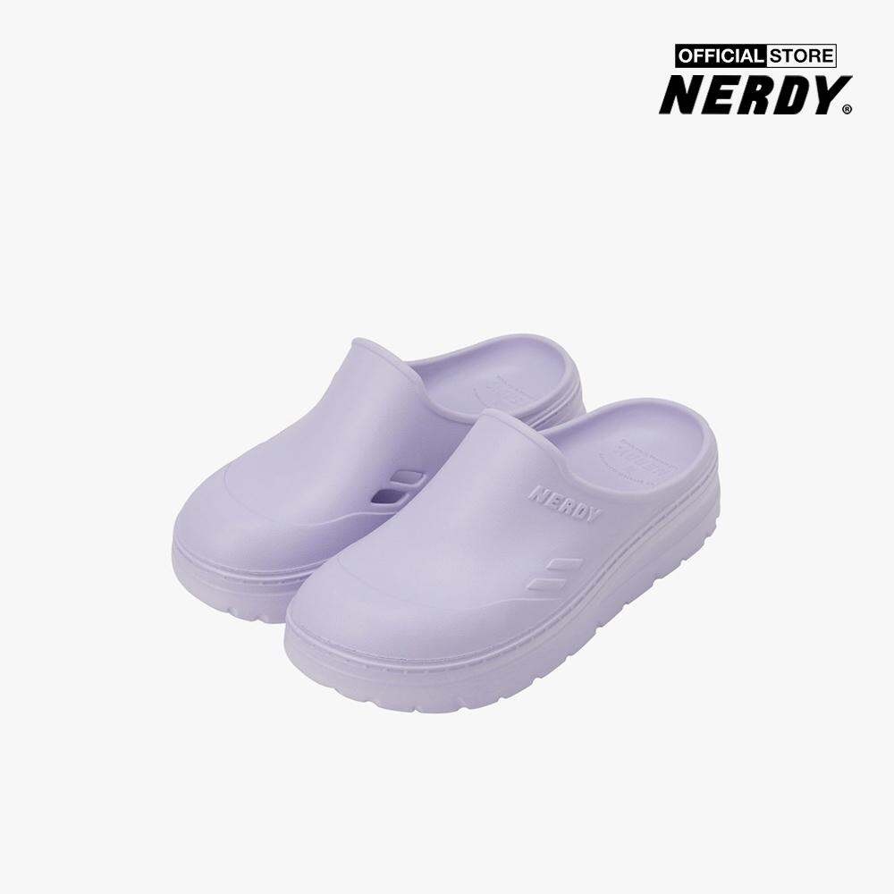 NERDY - Giày clog unisex mũi tròn Stoney PNEU23SD18-36