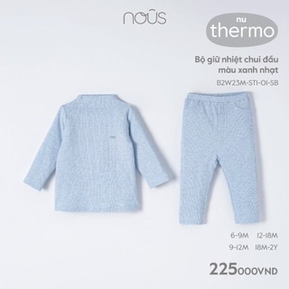 Bộ Quần Áo Nous Cài Thẳng Dài Hoạ Tiết Nous Bình Dương - SPE01251