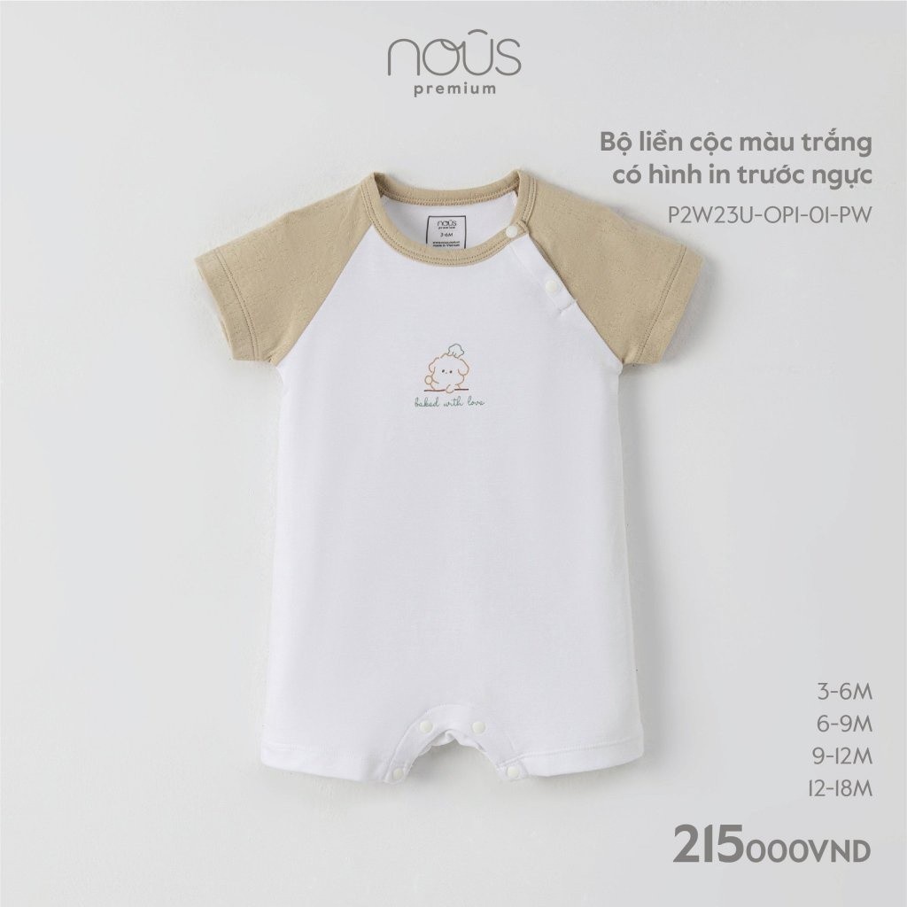 Bộ body cộc petit nous đủ màu, body cộc nu xô Nous Bình Dương - SPE01267