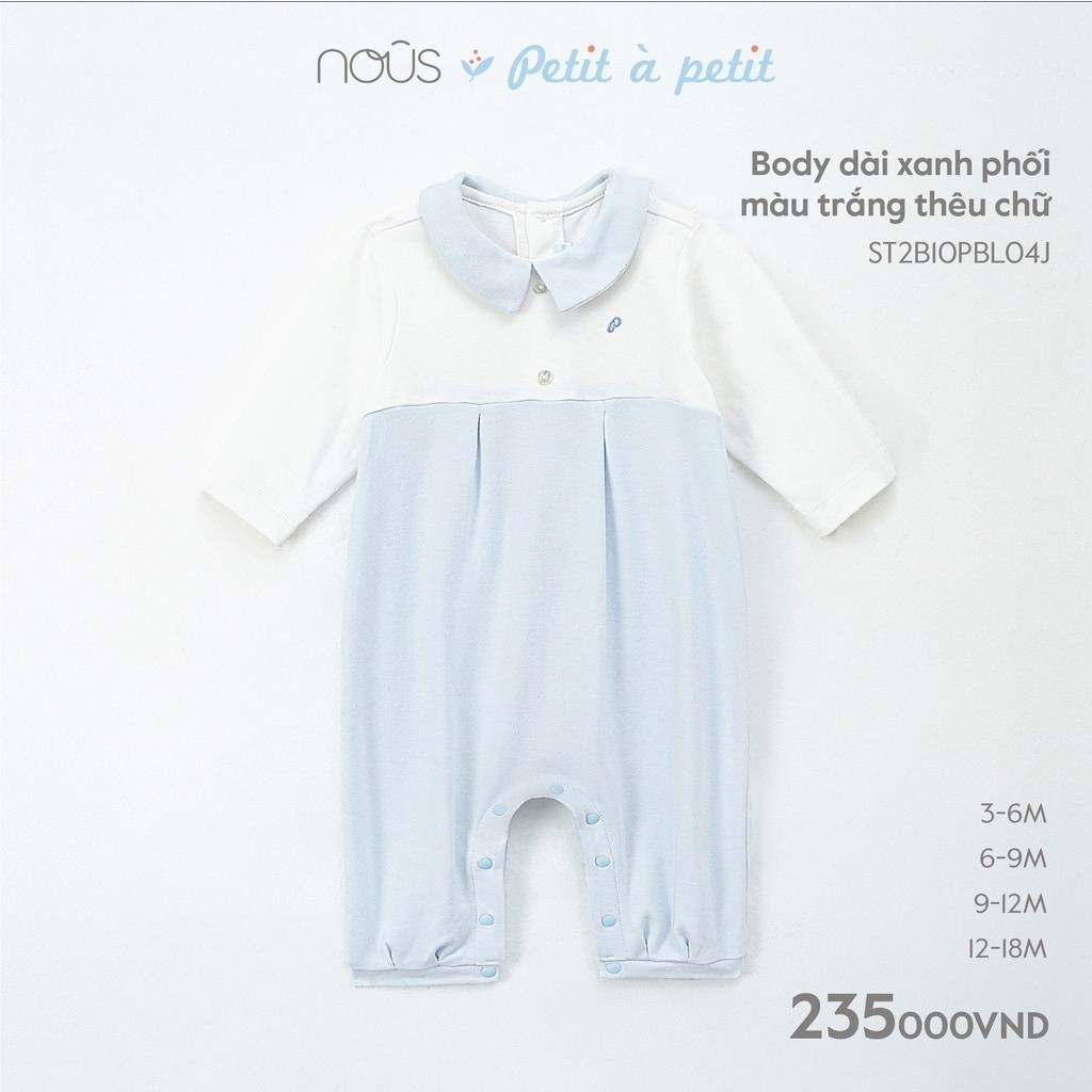 Bộ body cộc petit nous đủ màu, body cộc nu xô Nous Bình Dương - SPE01267