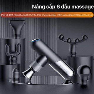  Máy Massage Cầm Tay Mini PHILIPS PPM7501-6 đầu massage chuyên dụng lực đấm mạnh 8mm_BẢO HÀNH 24 THÁNG 