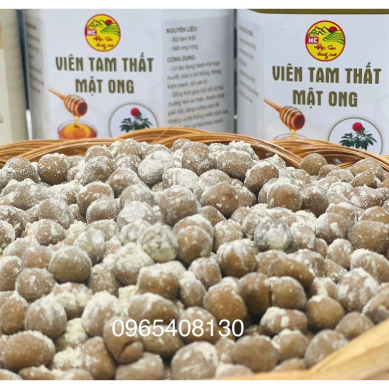 VIÊN TAM THẤT MẬT ONG RỪNG Do Chính Tay Em Tự Xay Viên Theo Công Thức Đảm