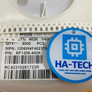 Điện trở dán 1206 3r00 3r 1% 1/4w hàng chính hãng dây 50 chiếc