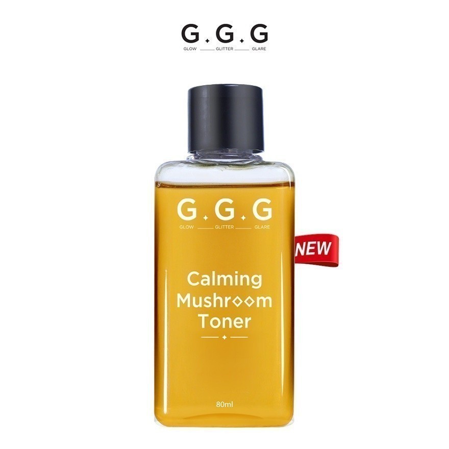 Toner Nấm Cân Bằng - Cấp Ẩm Sâu & Làm Dịu Da Tức Thì GGG Calming Mushroom Toner 80ml