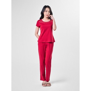 Bộ Mặc Nhà WINNY Kiểu Tay Cộc Quần Dài Chất Liệu Cotton Thoáng Mát - 2MNCT24004D