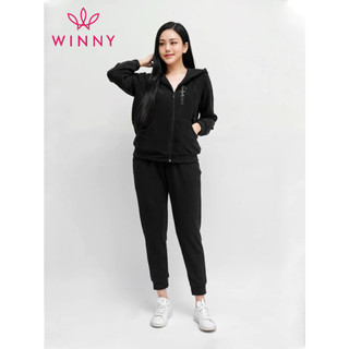 Bộ mặc nhà winny kiểu áo khoác quần dài thu đông 1mnnb22509k