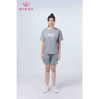 Bộ mặc nhà cộc tay quần đùi Winny KW-22905 kiểu suông rộng