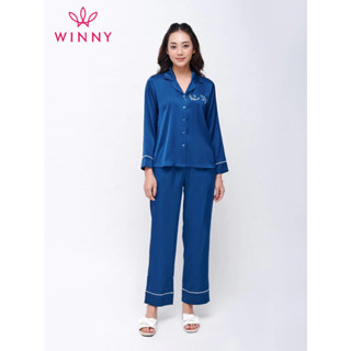 Bộ Mặc Nhà WINNY Kiểu Pijama Dài Tay 2MNSA22600D