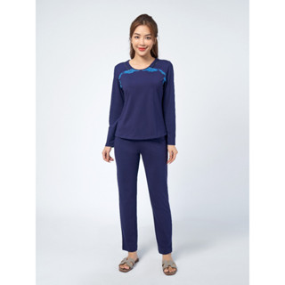 Bộ Mặc Nhà Nữ WINNY Kiểu Dài Tay Thu Đông 1MNCT22501D