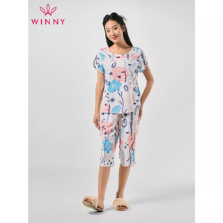 Bộ mặc nhà cộc tay quần ngố Winny 2MNLA23019N