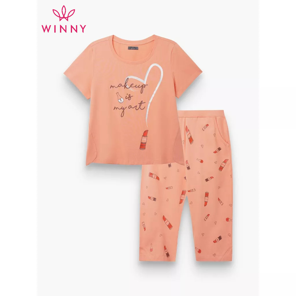 Bộ mặc nhà cộc tay quần ngố WINNY 1MNCT21327N
