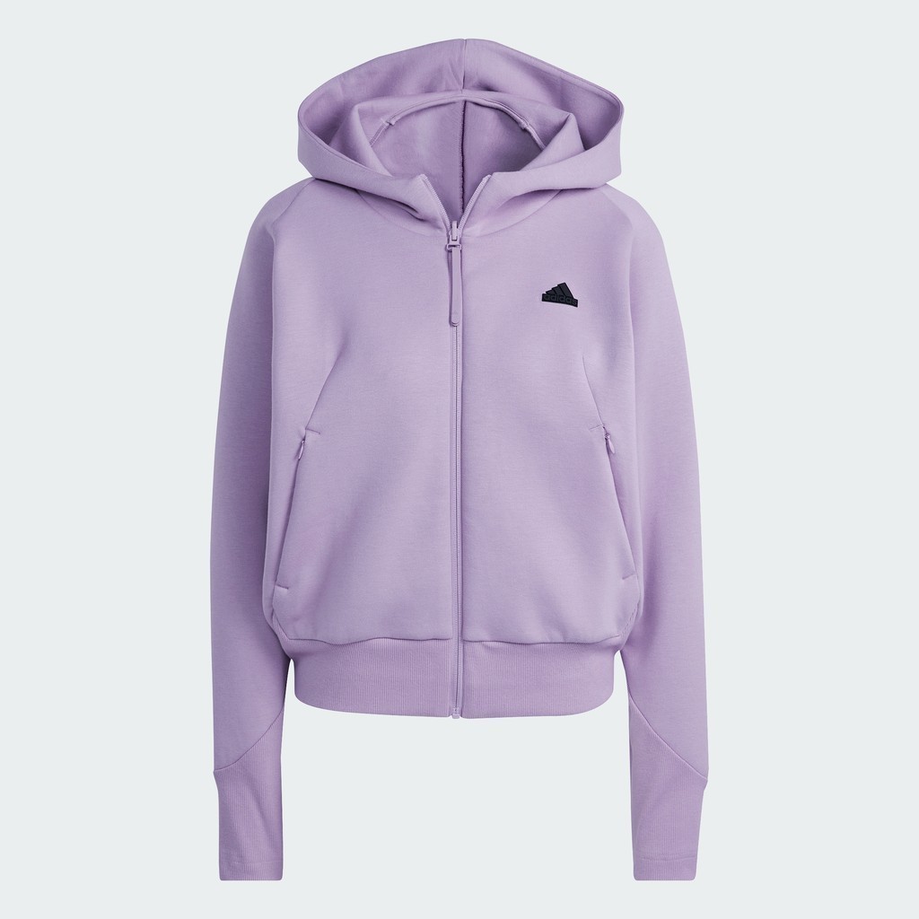 adidas Phong cách sống Áo Hoodie Khóa Kéo Dọc Thân adidas Z.N.E. Nữ Màu tím IS3934