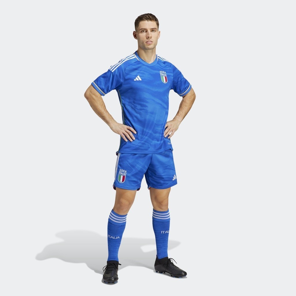 Adidas Bóng đá Quần Short Sân Nhà Italia 23 Nam Màu xanh da trời HS9877