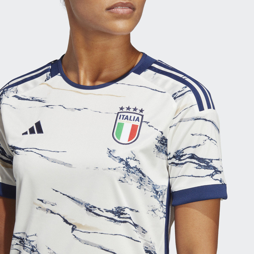 adidas Bóng đá Áo Đấu Sân Khách Italia 23 Nữ trắng HT1615