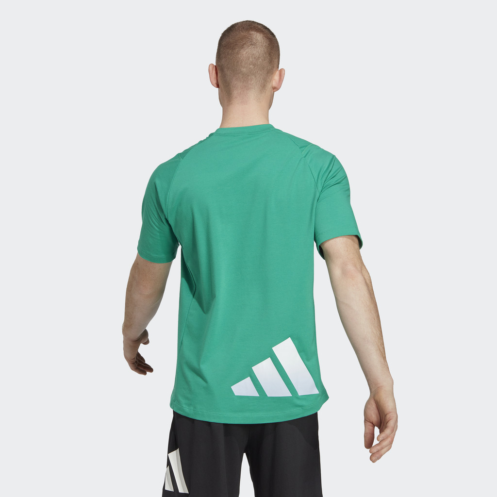 Adidas Tập luyện Áo Thun Tập Luyện Logo 3 Bar Train Icons Nam màu xanh lá IC5492