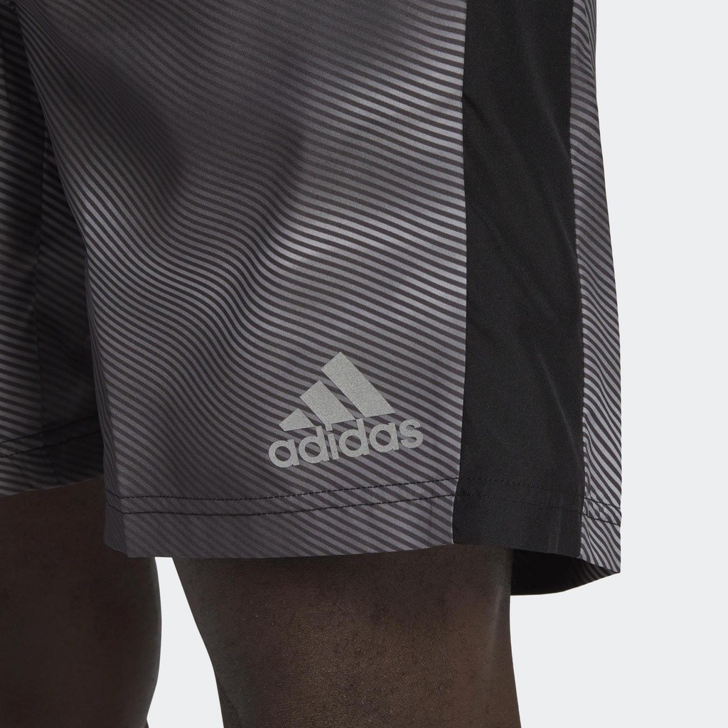 Adidas Chạy Quần Short Colorblock Own the Run Nam Xám HL3929
