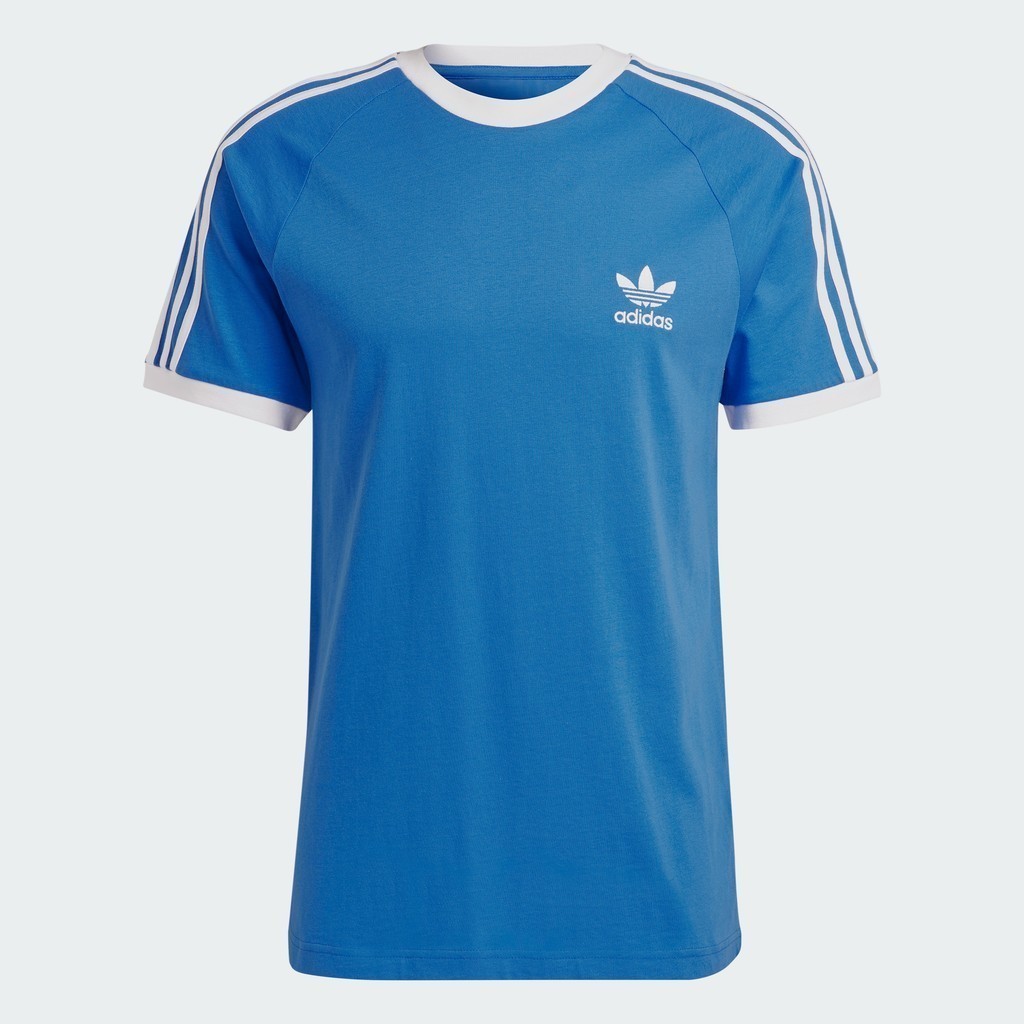 adidas Phong cách sống Áo Thun 3 Sọc Classics Adicolor Nam Màu xanh da trời IN7745