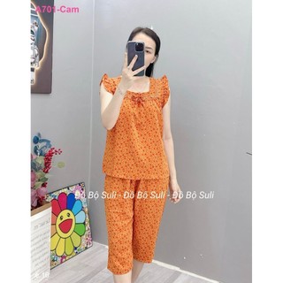 Bộ Lửng Cánh Tiên Lụa Mango A701 - Đồ Bộ Suli
