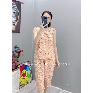 Bộ Lửng Cánh Tiên Lụa Mango A701 - Đồ Bộ Suli