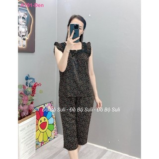 Bộ Lửng Cánh Tiên Lụa Mango A701 - Đồ Bộ Suli