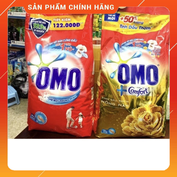 (Thảo mộc an toàn cho bé) Bột Giặt Tay Omo 6kg/ 5.5kg Hương Comfort