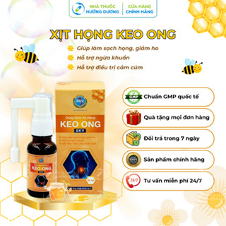 Dung Dịch Xịt Họng Keo Ong Giúp Làm Dịu Mát Họng, Ngừa Khuẩn, Giảm Ho