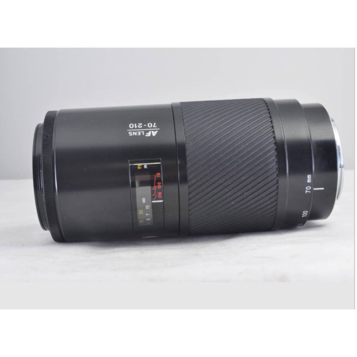 Lens tele Minolta Beercan AF 70-210F4 cũ cầm tay nhật hình ảnh bên ngoài khá đẹp
