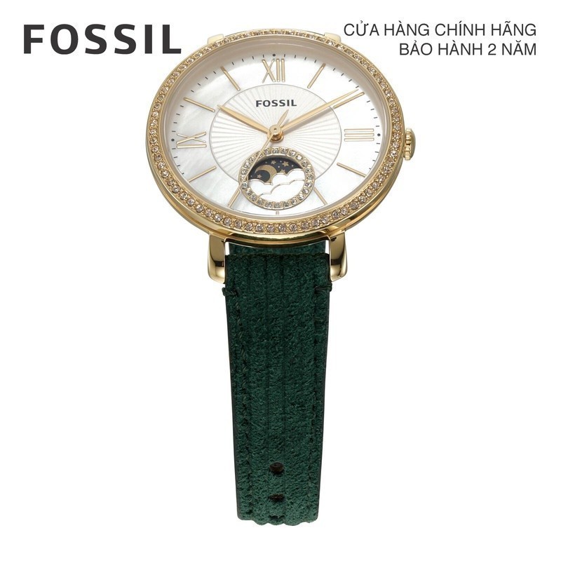 Đồng hồ nữ Fossil JACQUELINE ES5244 dây da - màu xanh