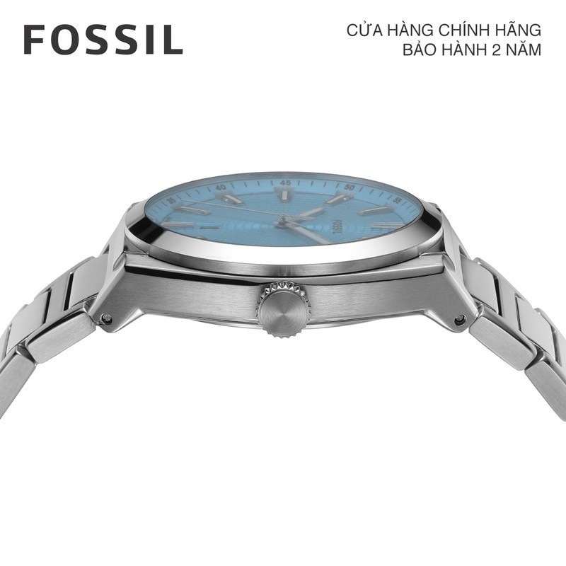 Đồng hồ nam Fossil Everett FS5986 dây thép không gỉ - màu bạc