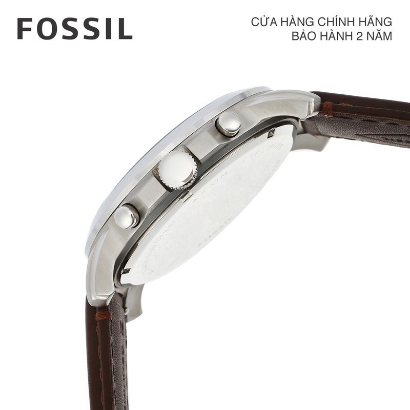 Đồng hồ nam Fossil GRANT FS4735 dây da - màu nâu