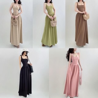 [MAISEY ẢNH THẬT] ĐẦM THUN MAXI TIỆN DỤNG 04 MÀU SIÊU HOT