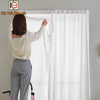 Rèm cửa voan dán tường KB-Rèm voan dán cửa sổ mềm mại Rèm Đệm Kinh Bắc